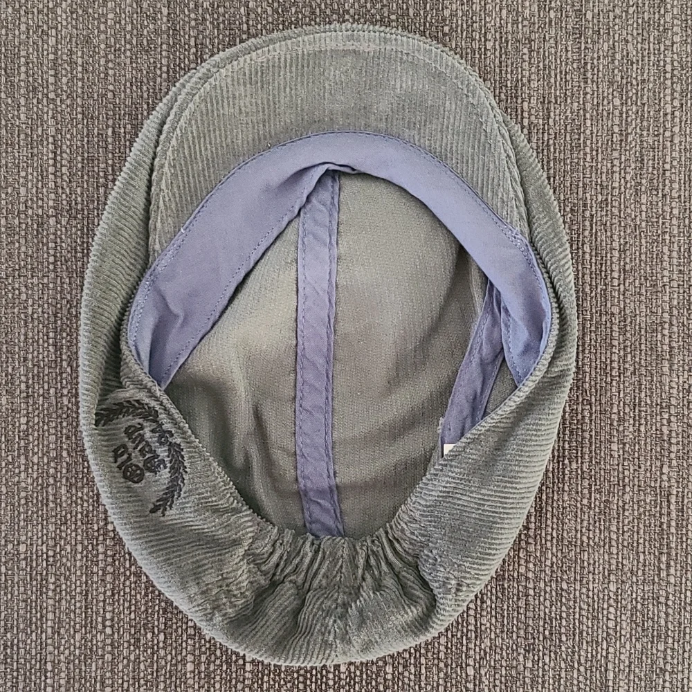 OLD NAVY Gray Corduroy Cabbie Hat Baby Boy 12 24 months Driving Gatsby 2010
